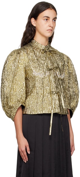 Gold Fitted Jacket