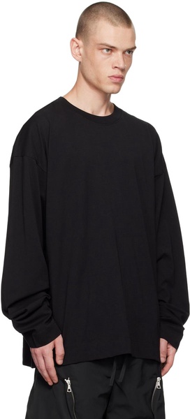 Black Oversized Long Sleeve T-Shirt