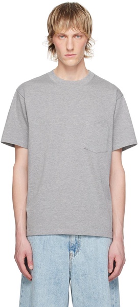 Gray Crewneck T-Shirt