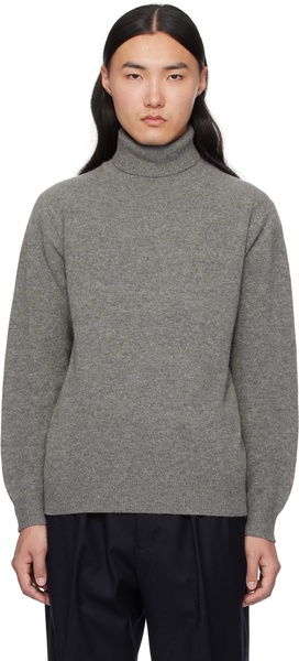 Gray 9G Turtleneck