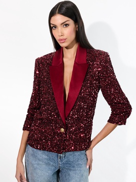 DEVYN SEQUIN BLAZER