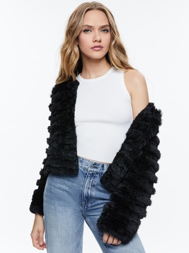 FAWN FAUX FUR JACKET