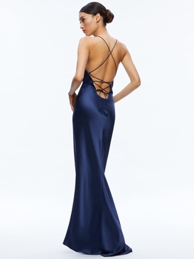 MONTANA TIE BACK GOWN