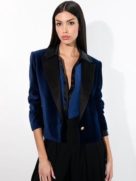 DEVYN VELVET BLAZER