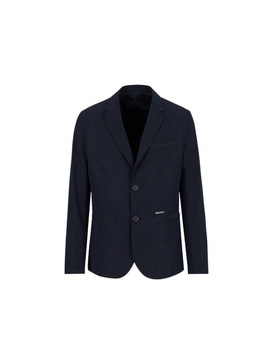 Armani Exchange Men's Nylon Seersucker Blazer