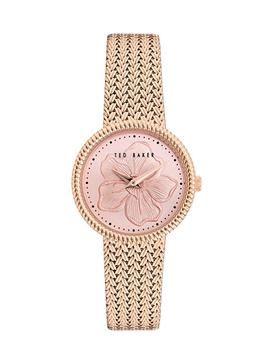 Ted Baker Ladies Stainless Steel Rose Gold Bracelet Watch (Model: BKPEMF3039I)