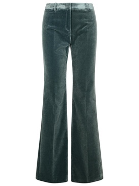 Etro Green Cotton Pants