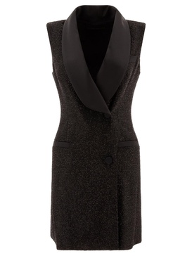 MAX MARA PIANOFORTE Elegant Eiffel Sleeveless Mini Dress