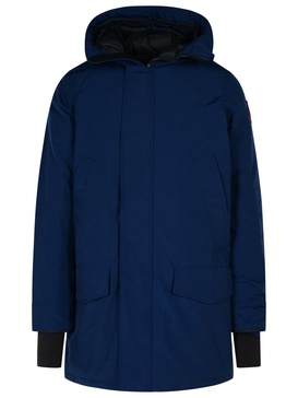 Canada Goose 'Langford' Navy Polyester Blend Parka Man