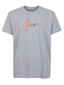 A.P.C. X Jw Anderson Logo Cotton T Shirt