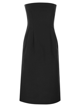 Sportmax Editta Double Cotton Bustier Dress