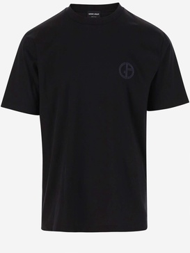 Giorgio Armani Cotton T Shirt With Logo