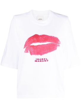 Isabel Marant Ben Printed Cotton T Shirt