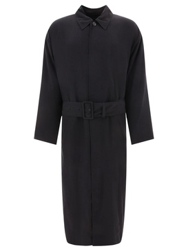 Belted Trench Coat Coats Black