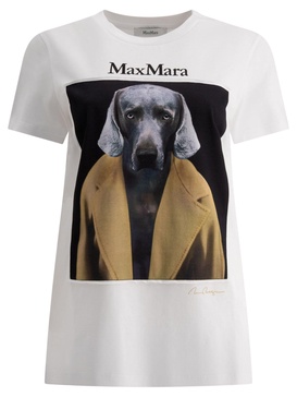 Max Mara Printed Jersey T Shirt