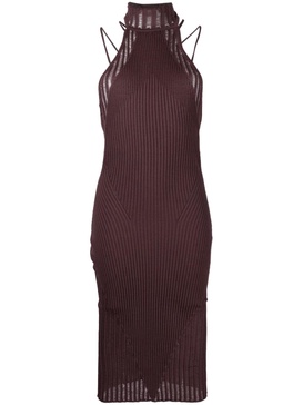 Andrea Adamo Ribbed Midi Dress