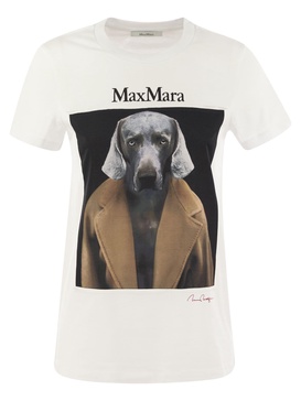 Max Mara Cipria Jersey T Shirt With Print