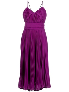 Max Mara Pianoforte Pleated Midi Dress