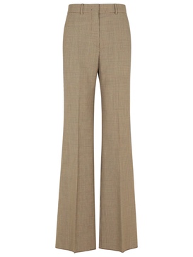 Sportmax 'Teso' Brown Virgin Wool Blend Pants