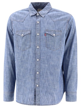 Barstow Western Shirts Light Blue