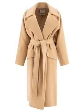 Max Mara Sportmax "Orense" Cashmere Blend Robe Coat