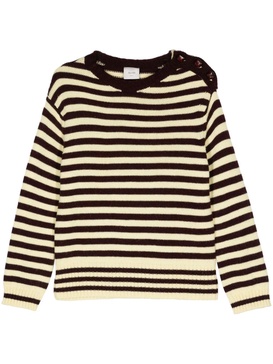 Alysi Wool Blend Striped Sweater