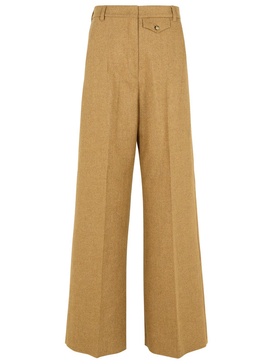 Sportmax 'Udente' Brown Wool Blend Pants