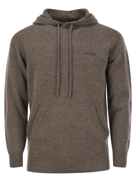 Mc2 Saint Barth Mahony Hooded Lambswool Jumper