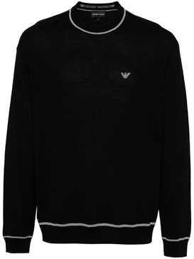 Emporio Armani Logo Wool Sweater