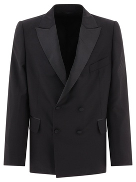 Bode Double Breasted Tuxedo Blazer