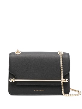 Strathberry East/West Mini Leather Black