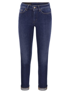 Dondup Monroe Five Pocket Skinny Fit Jeans