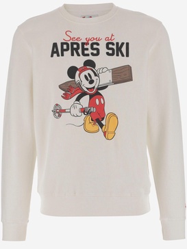 Mc2 Saint Barth Cotton Sweatshirt With Mickey Mouse