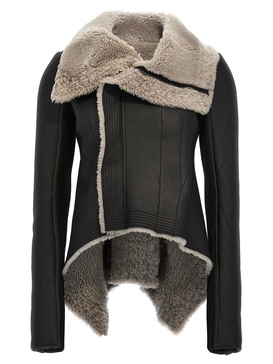 Rick Owens 'Naska Biker' Sheepskin Jacket