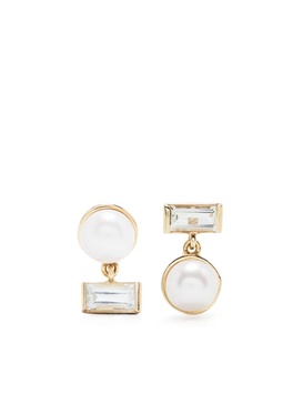 Aliita Earrings Pair Perla+Baguette Amv