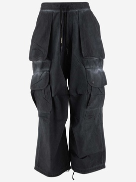 A Paper Kid Cotton Blend Cargo Pants