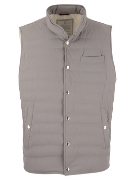 Brunello Cucinelli Lightweight Sleeveless Down Jacket