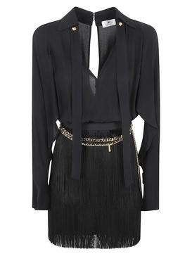 Elisabetta Franchi Dresses Black