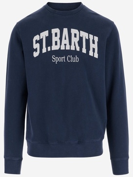 Mc2 Saint Barth Cotton Sweatshirt With Logo