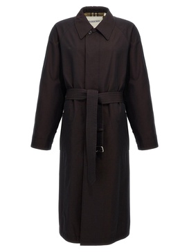 Burberry Long Sleeved Belted Car Coat