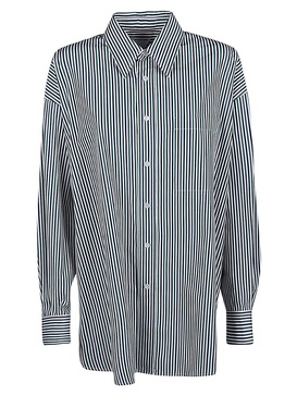 Bottega Veneta Striped Cotton Shirt