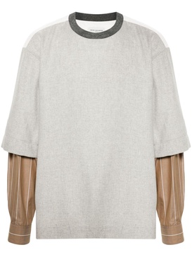 Dries Van Noten Paneled Design T Shirt