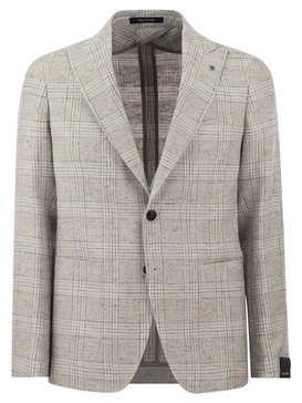 Tagliatore Jacket With Tartan Pattern