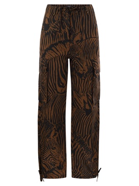 Weekend Max Mara Periodi Cotton Twill Cargo Trousers