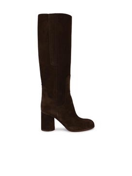 Casadei 'Cleo' Brown Suede Boots