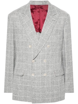 Brunello Cucinelli Checked Blazer