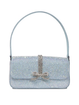 Rhinestone Denim Shoulder Bag Shoulder Bags Light Blue