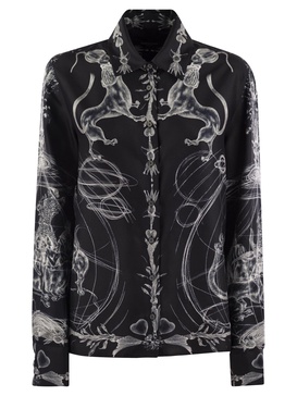 Fabiana Filippi Printed Silk Twill Shirt