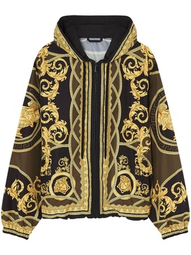 Versace Barocco Print Technical Fabric Blouson