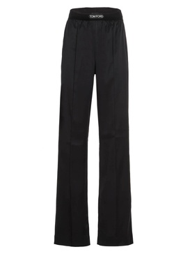 Tom Ford Double Pin Tuck Silk Trousers